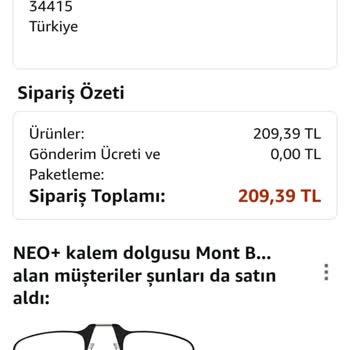 Amazon Web Sayfasından Yapılan Sorunlu Alışveriş.