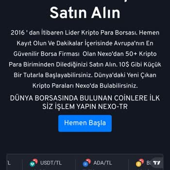 Nexo.io Mağdur Edilmek