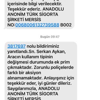 Anadolu Sigorta Ve Acente Larından Uzak, Durun Tam Bir