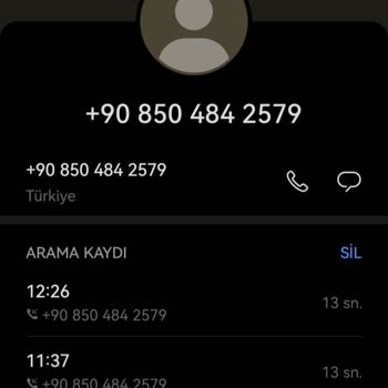 0 (850) 484 25 79 Numara İle İlgili