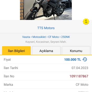 CFMOTO Yetkili Satış Bayilerinin Yaptığı Fahiş Fiyat