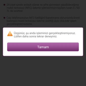 Enpara NFC Özelliği Aktif Etme Problemi