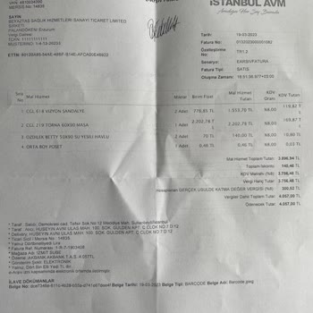 İstanbul AVM Ürün Teslim Edilmedi