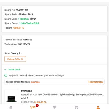 Monster Notebook Gönderilmeyen Antivirüs Programı