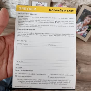 Greyder Ayakkabı  Ücret İadesi Yapmamak İçin Oyalıyor