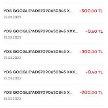 Google Ads İzinsiz Para Çekimi