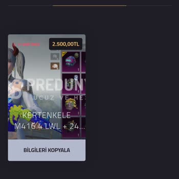 Pre Dünyam Aldığım Hesabı Eski Sahibi Aldı