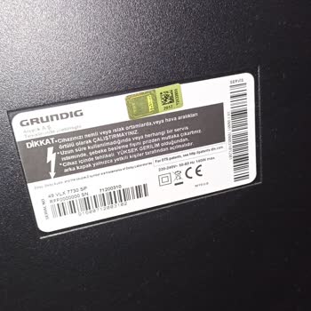 Grundig TV Nin Renkleri Bozuk Göstermesi