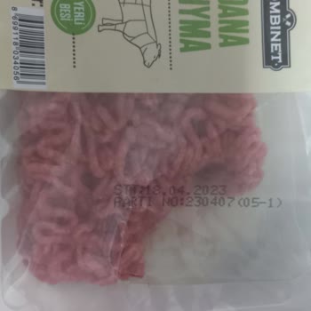 A101'den Kıyma Diye Aldık Boyar Madde Çıktı