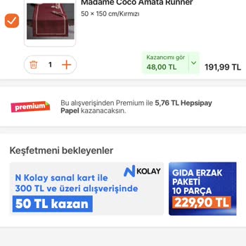 Hepsiburada Listeleme Sepet Fiyat Yanıltması