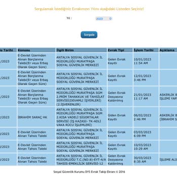 SGK İşleme Alındı Ne Demek