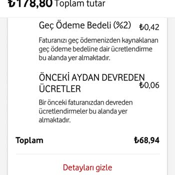 Vodafone Hat Kısıtlama Hat Kapama Açma Ücreti