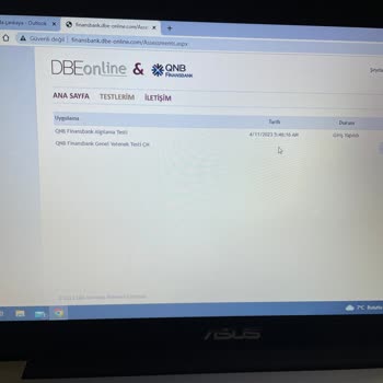 QNB Finansbank Algılama Testine Katılamadım Tarayıcı Sorunu Sebebiyle