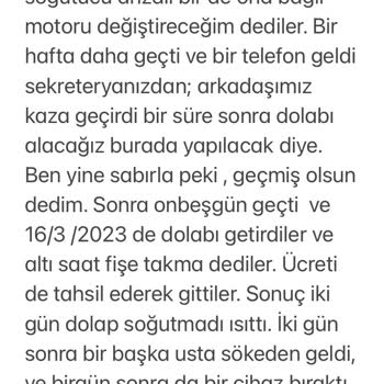 Kuşadası Beko/Arçelik Yetkilisi Ada Ticaret İklim Geri Dönmüyor