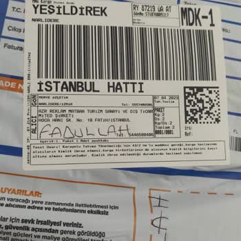 Fabasporr Değişim İçin Giden Kargom Geri Gelmedi