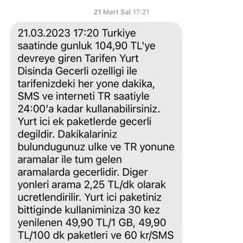 Turkcell Haksız Yere Yurt Dışı Ücret Kesmesi!