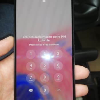 Samsung Telefon Samsung Pin Kodu Sorunu