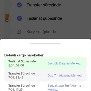 Hepsijet Beyoğlu Posta Dağıtım Merkezini