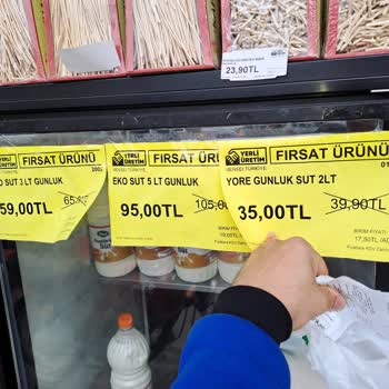 Yöre Süt Ürünleri Fazla Ücret Alınması