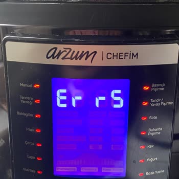 Arzum Chefim Error Hatası