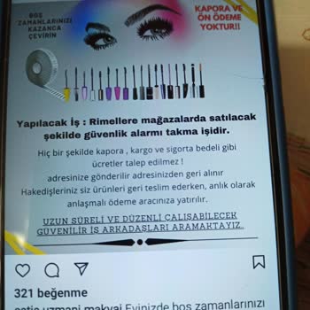 Satis.uzmani.makyaj Sorumluluk Kabul Etmiyorum