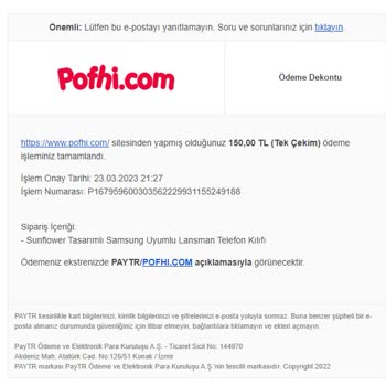 Pofhi Ürünüm İptal Edildiği Halde İade Yapılmadı