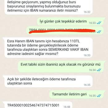 Semerkand Vakfı Semerkand Adı Altında Burs Vaadiyle Papara Hesabı Açtırılıyor