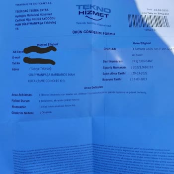 Samsung Telefon Tablet Garantide Yamultulmuş