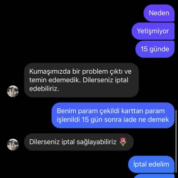Nur Official Ürün Teslimatı Gecikti Ve İptal Edildi