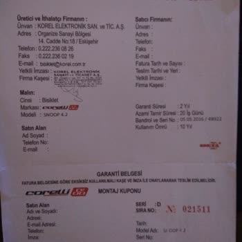 Corelli Müşteri Hizmetleri Ve Garanti