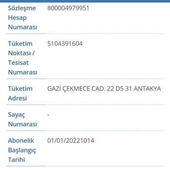 Aksa Gaz Abone Ücret İadesinin Yapılmaması