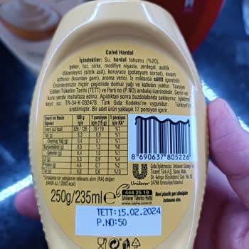 Calve Hardal Bozuk Ürün