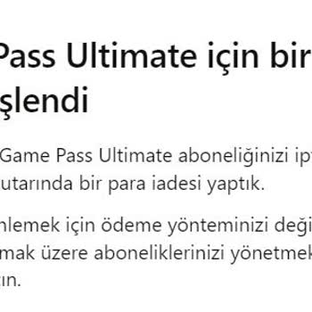 Xbox Para İadesi Gelmedi