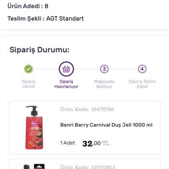 Gratis'ten 4 Gün Önce Vermiş Olduğum Siparişim Yine De Hazırlanıyor Ve Kargo Takip Edilemiyor
