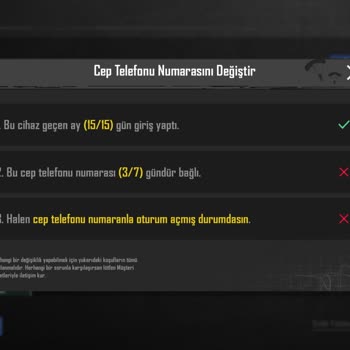 PUBG Mobile Hesabıma Başka Birinin Telefon Numarasını Nasıl Ekledi?