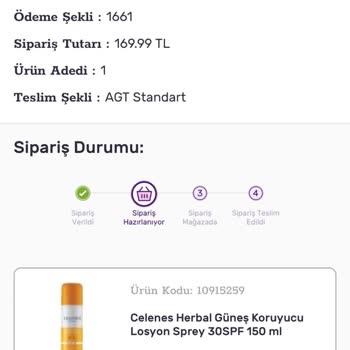 Gratis'in Sipariş Hazırlanmasından Dolayı Teslim Etmemesi