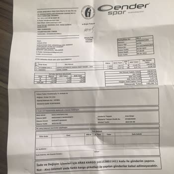 Ender Spor'un Giyilmiş Ürün Saçmalıkları...