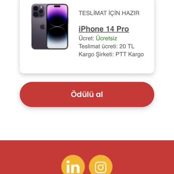 E-ticaret Marka Taklidiyle Dolandırıcılık İPhone 14 Kazandınız