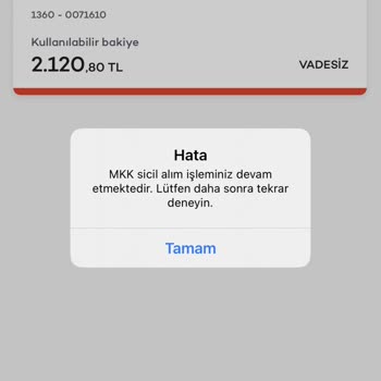 Akbank'ta Borsa Hesabı Açarken Yaşadığım MKK Sicil Alım İşlemi Hatası Nedeniyle Halka Arıza Katılamıyorum, Çözüm Talebim Var.
