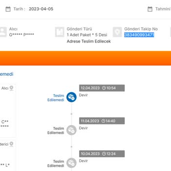 MNG Kargo-ÜMRANİYE Santral Şubesi Teslim Edilemeyen Ürün Hk