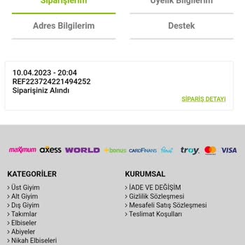 By Melis Butik Gelmeyen Kargo Ve Ödenen Para