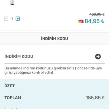 Watsons Kartım Olmasına Rağmen İndirim Uygulanmıyor.