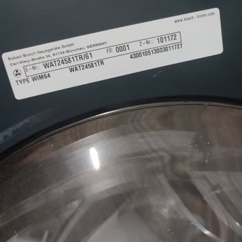 Bosch Marka Çamaşır Makinesi Sorunu