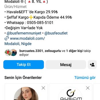 Busfebutik Butik Sayfası Mağduriyeti