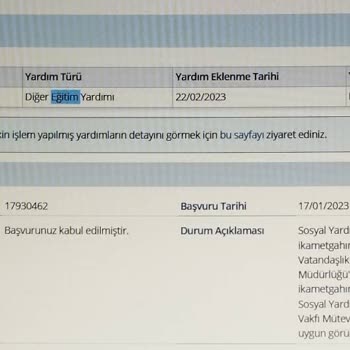 E-Devlet (Turkiye.gov.tr) Eğitim Yardımı Hak Kazandığım Halde Ödeme Alamıyorum