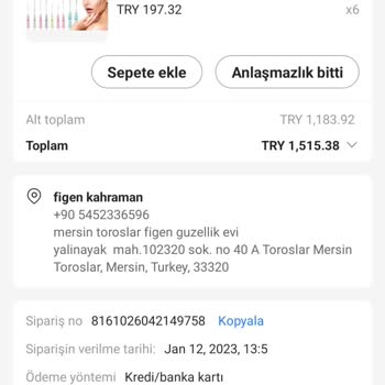 Aliexpress Gümrükten Geçmeyen Ürün