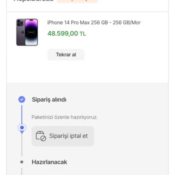Hepsiburada.com Ürün Teslim Yapılmaması