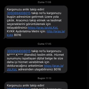 Aras Kargo Adres Yanlış Diyor