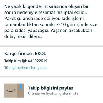 Amazondan TR Den Aldığınız Şeyler Garanti Gelmiyor İ!