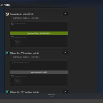 Dmarket.com Satılmak İstenen Ürünlerimin Çalınması